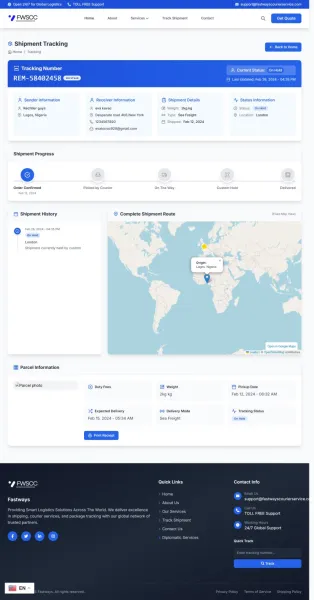 ShipTrack Pro Complete Courier Logistics PHP Script