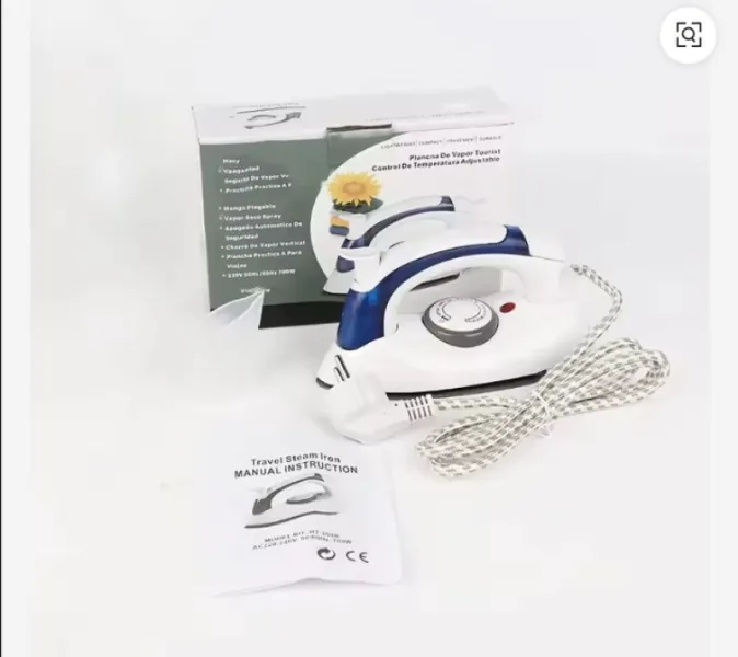 Handheld Portable Travel Steam Iron - Generator Friendly