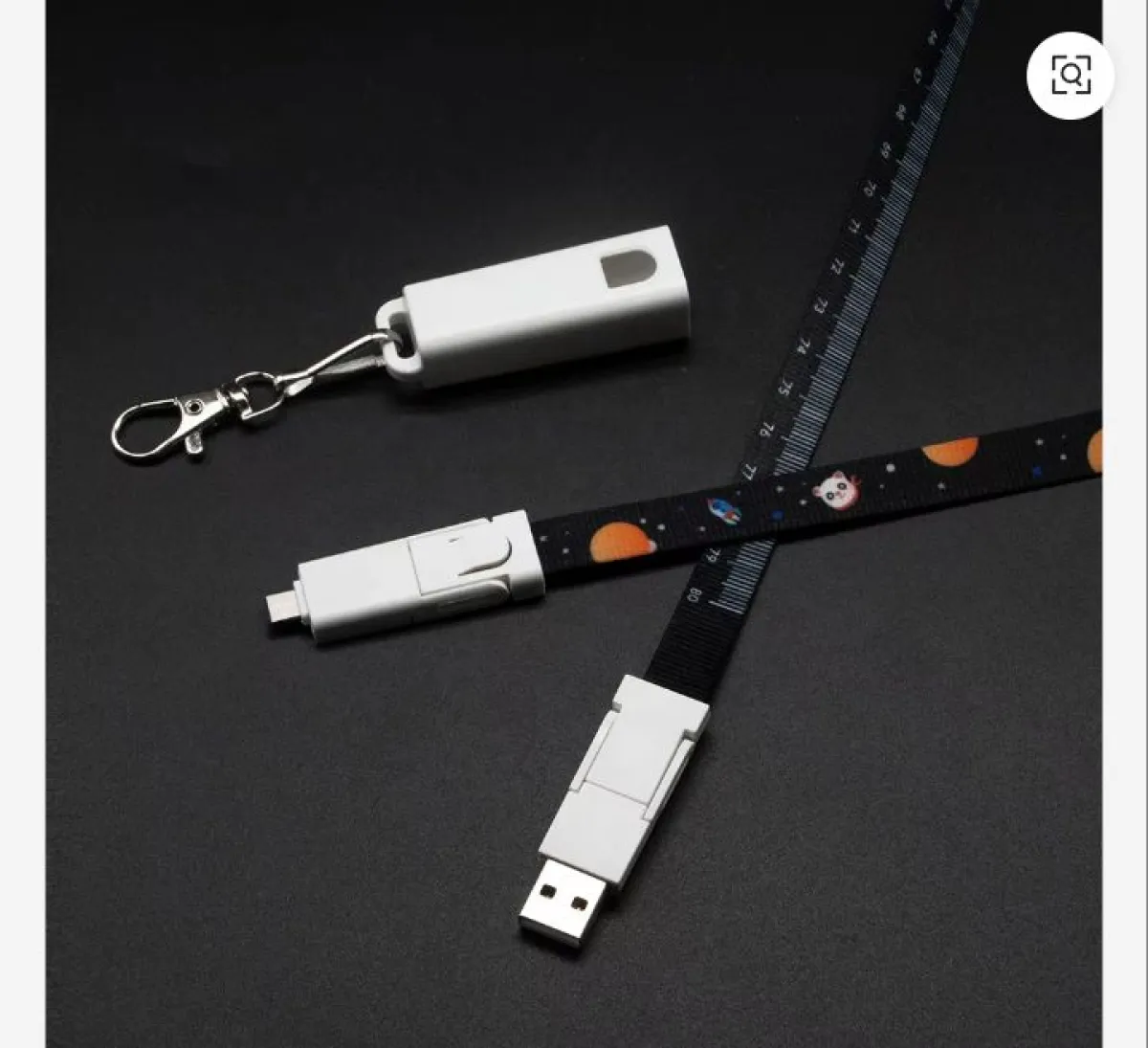Premium 3-in-1 Fast Charging Lanyard Cable (Tall Plus Series) - Image 4