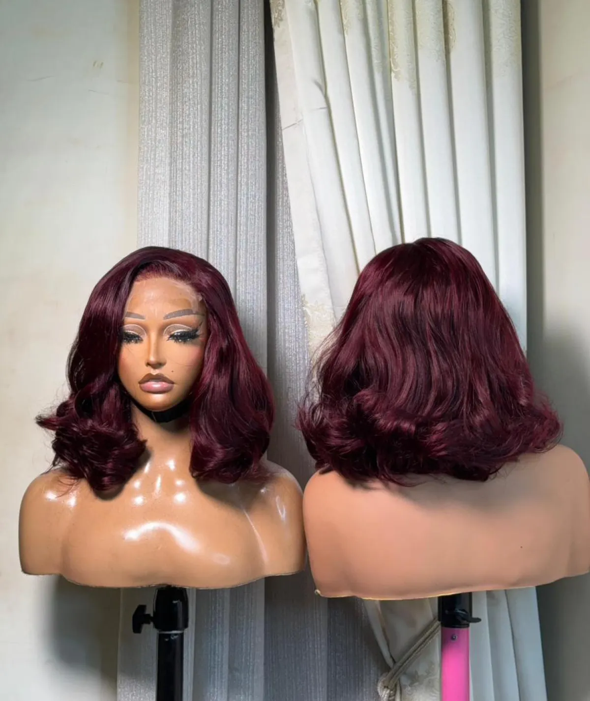 Affordable Straight and curl Human Hair Wigs - Image 2