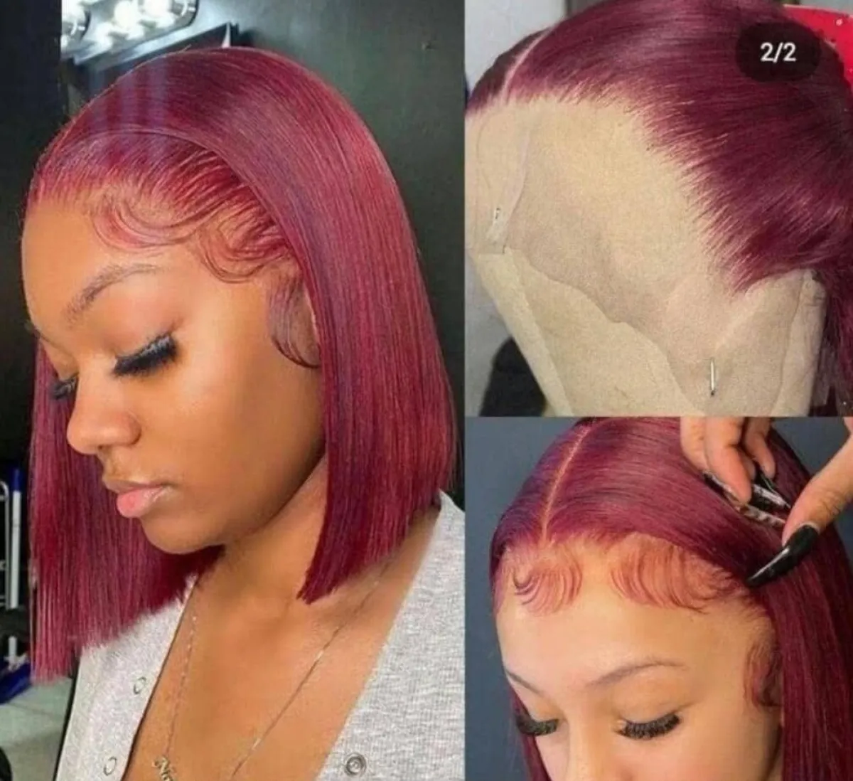 Affordable Straight and curl Human Hair Wigs - Image 3