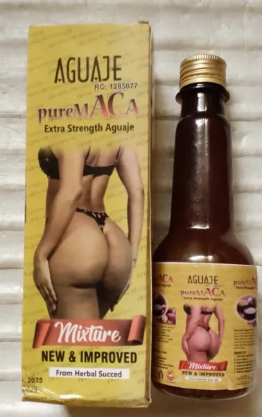 Pure Maca Aguaje Herbal Mixture Liquid for Butt Enlargement