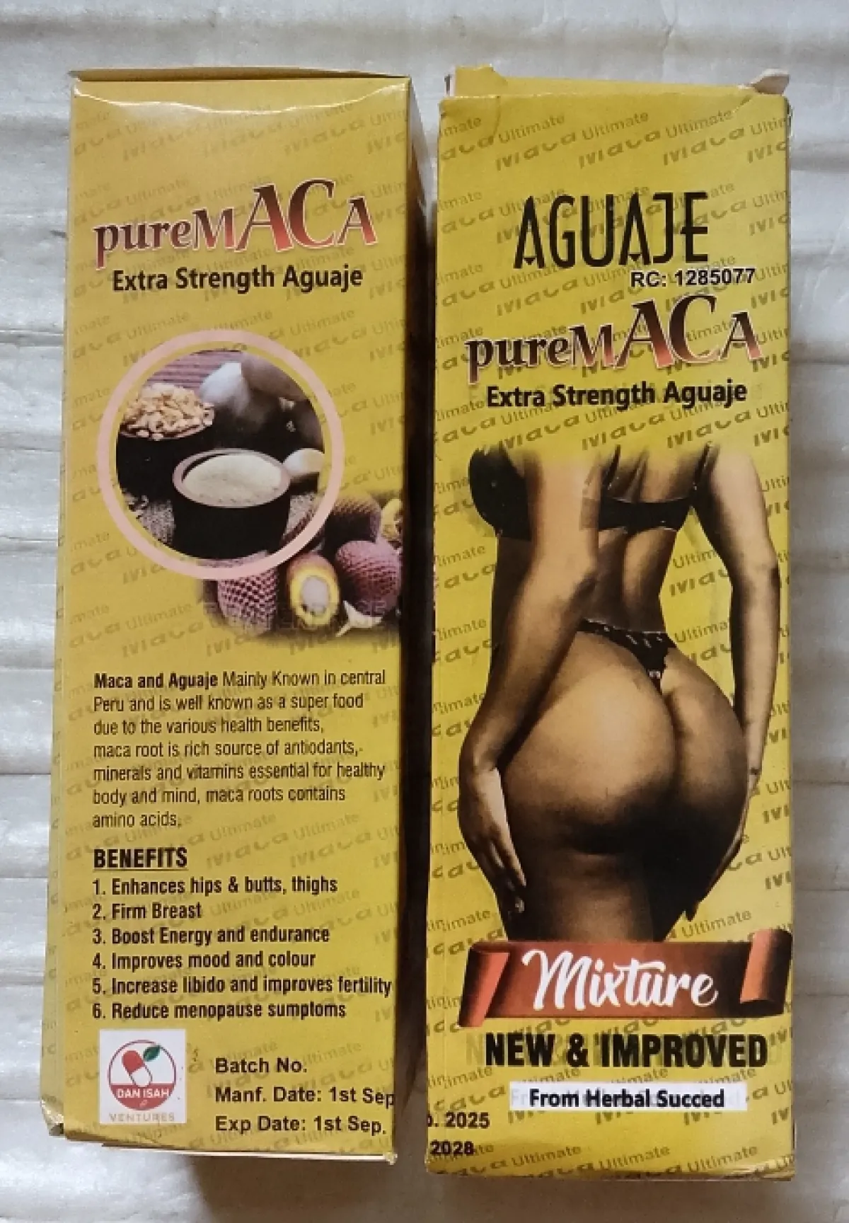 Pure Maca Aguaje Herbal Mixture Liquid for Butt Enlargement - Image 2