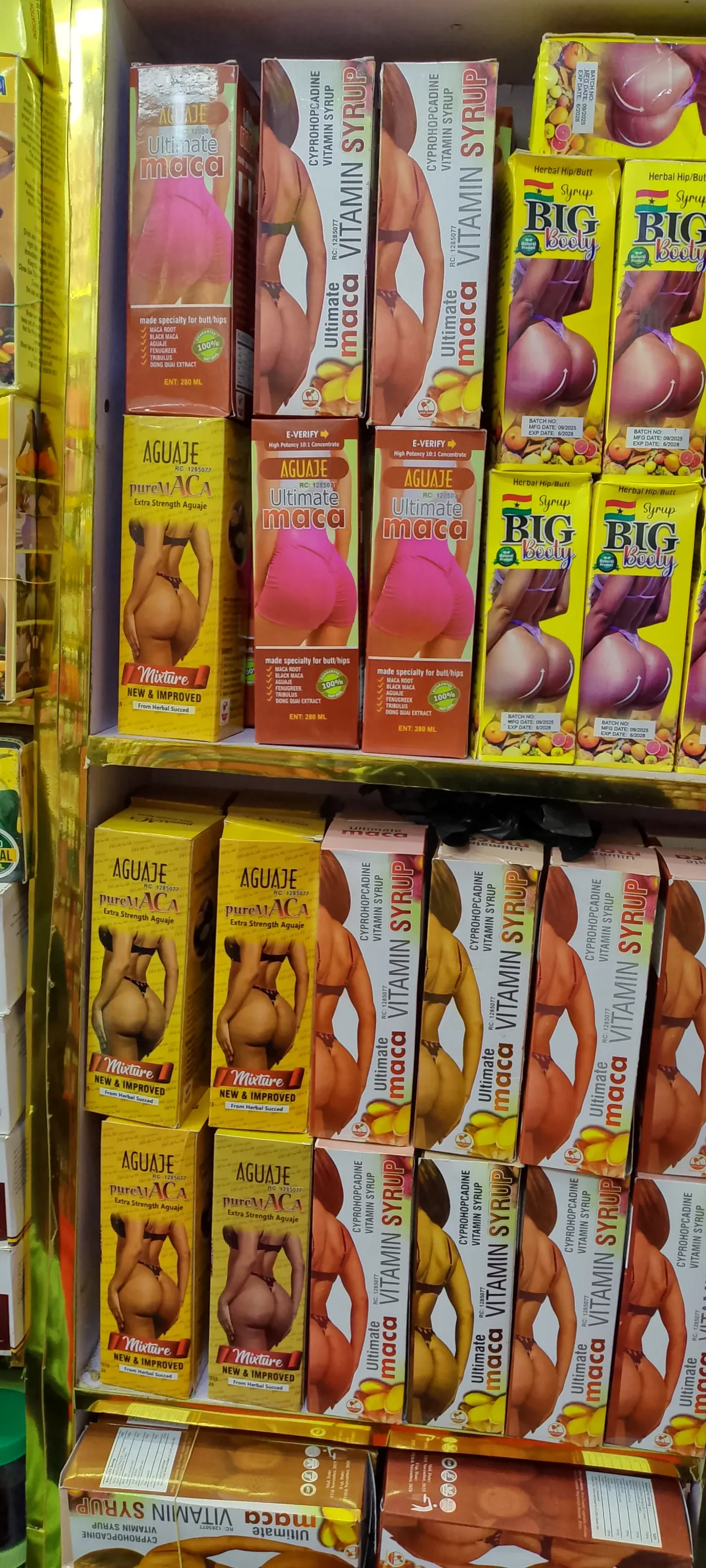 Pure Maca Aguaje Herbal Mixture Liquid for Butt Enlargement - Image 3