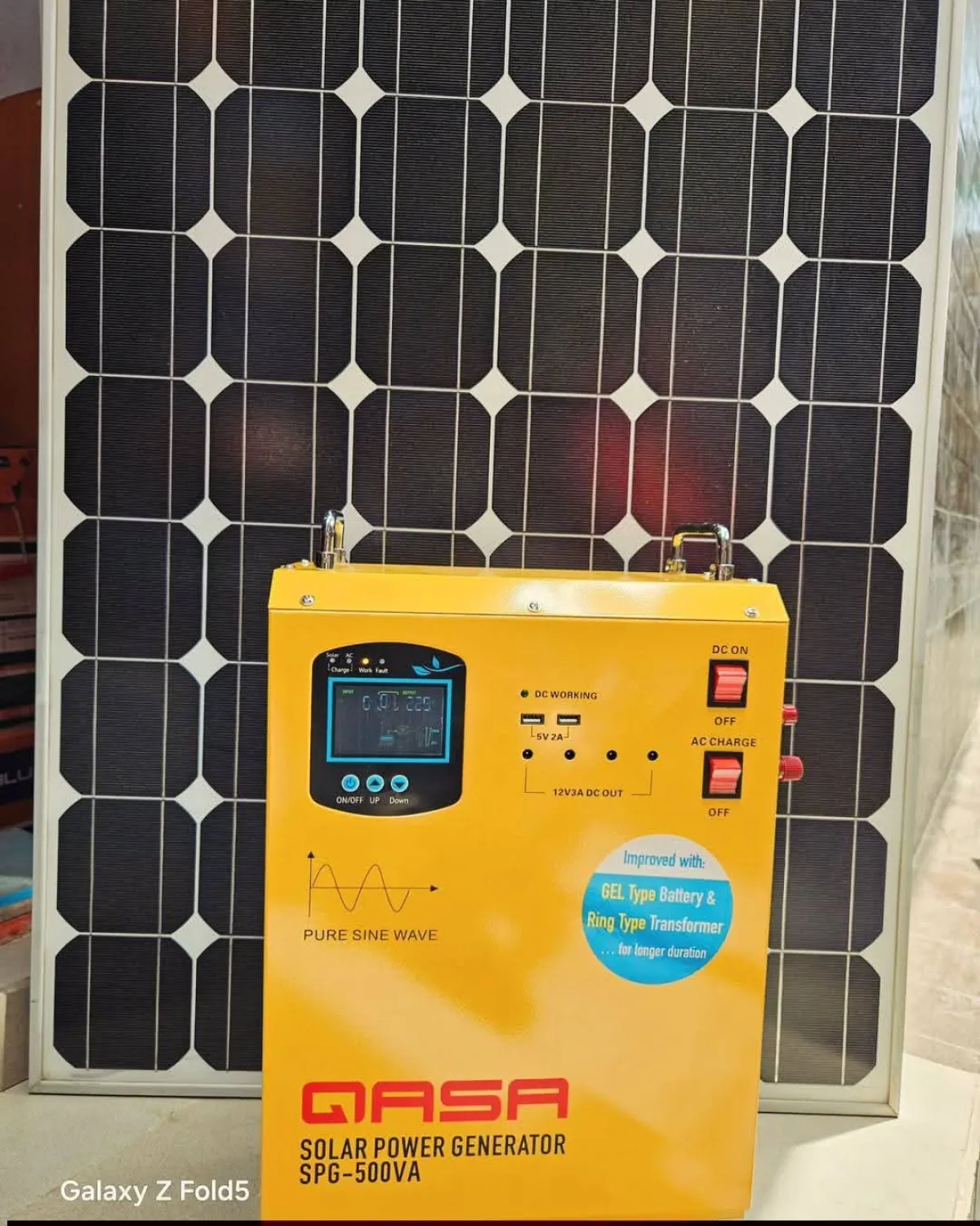 Qasa solar generator 500va - Image 3