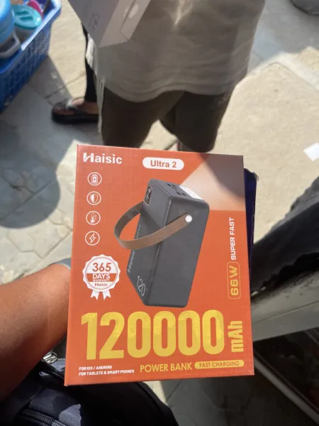 1200000mah Haisic power bank 66w
