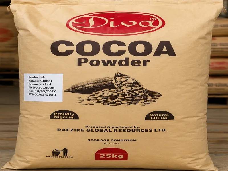 Diva Cocoa Powder 25kg Natural Cocoa for Bakers & Businesses