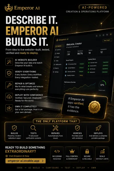 Emperor ai website for sale