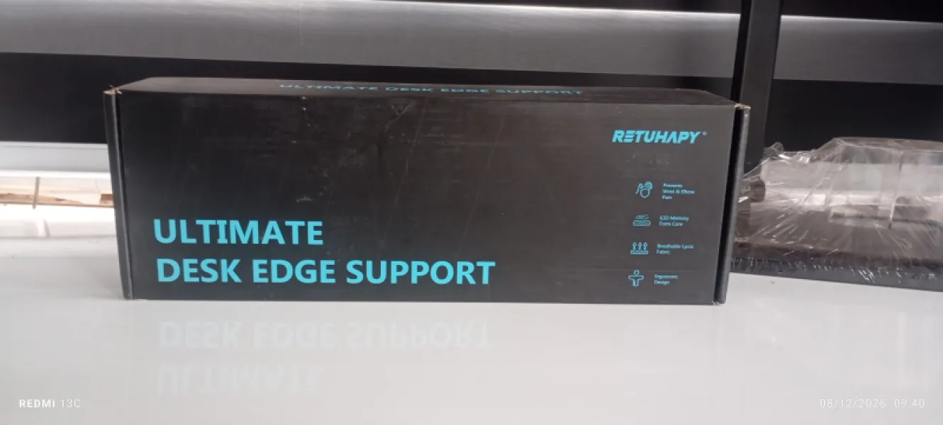 Desk edge support