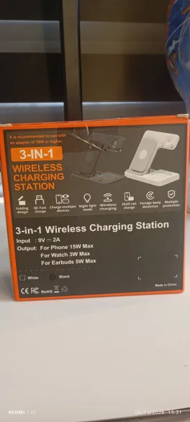 3in1 wireless charging station