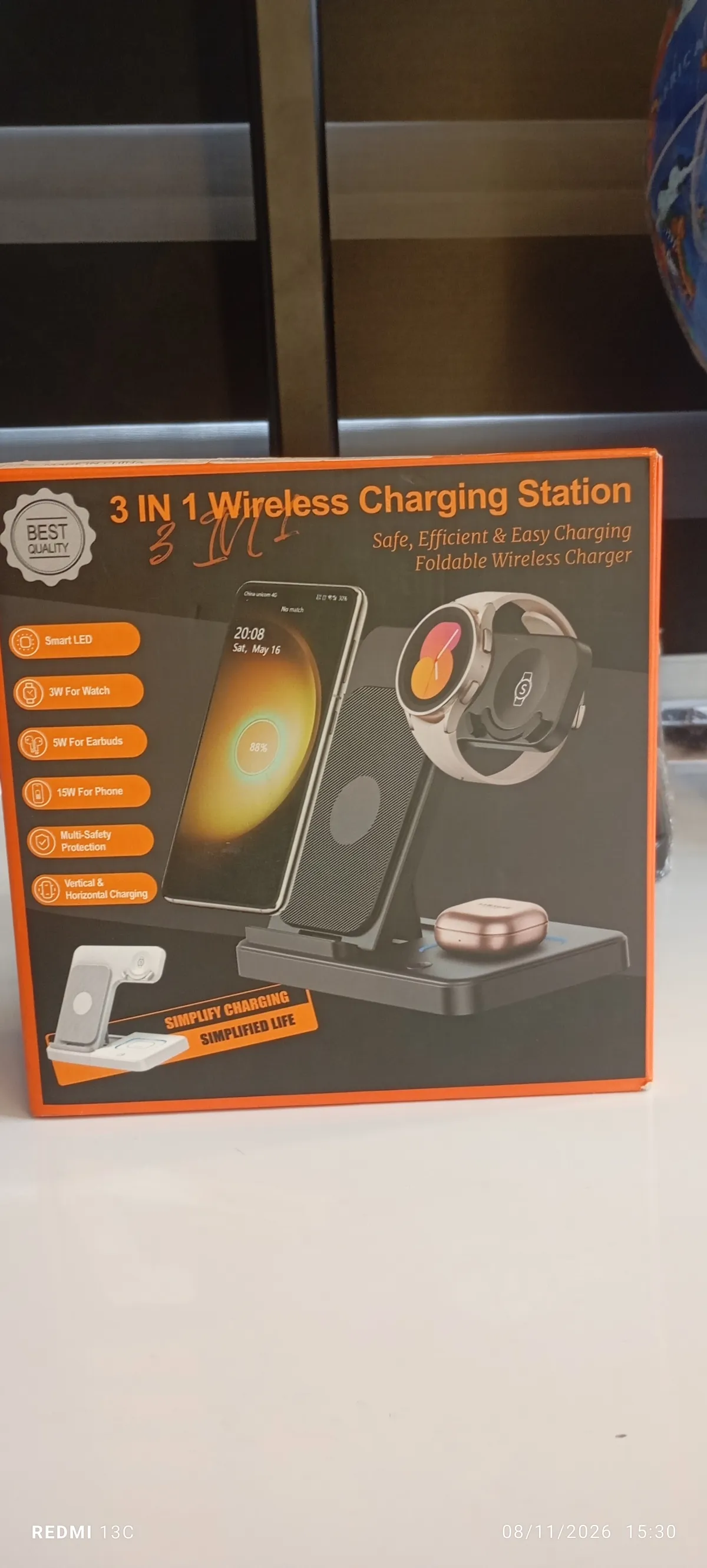 3in1 wireless charging station - Image 2