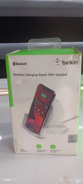 Wireless charging stand 10W and speaker