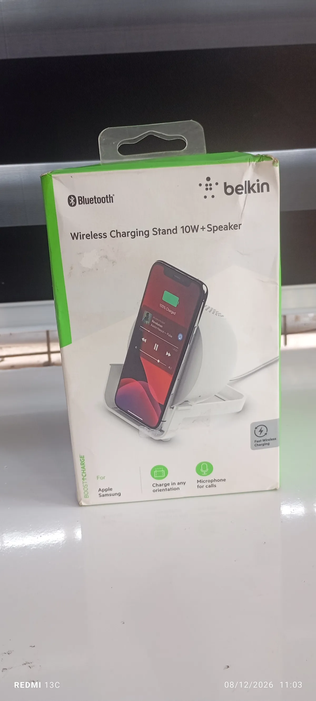 Wireless charging stand 10W and speaker - Image 3