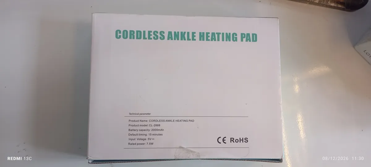 Cordless ankle heating pad - Image 3