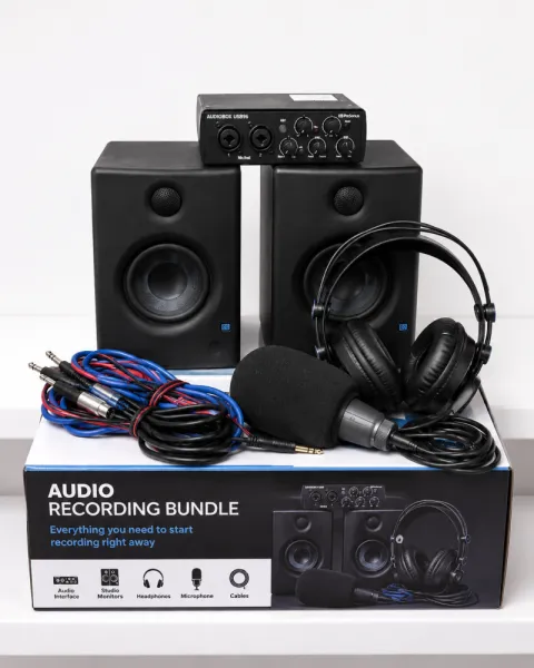 PreSonus AudioBox M7 Mic M-Audio BX5 Studio Setup