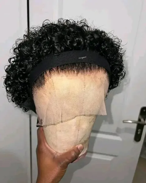 13 byv4 Full Frontal Human Hair Jerry Curls