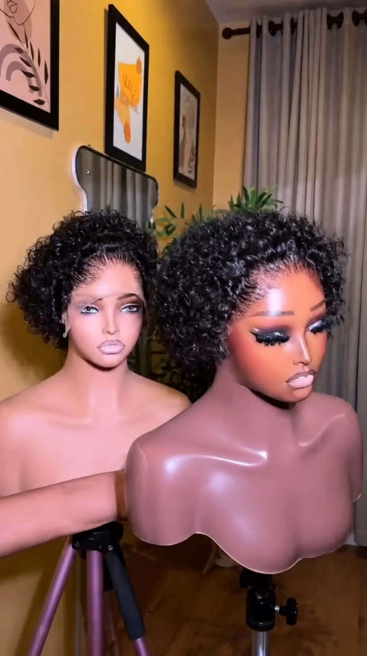 13 byv4 Full Frontal Human Hair Jerry Curls - Image 2