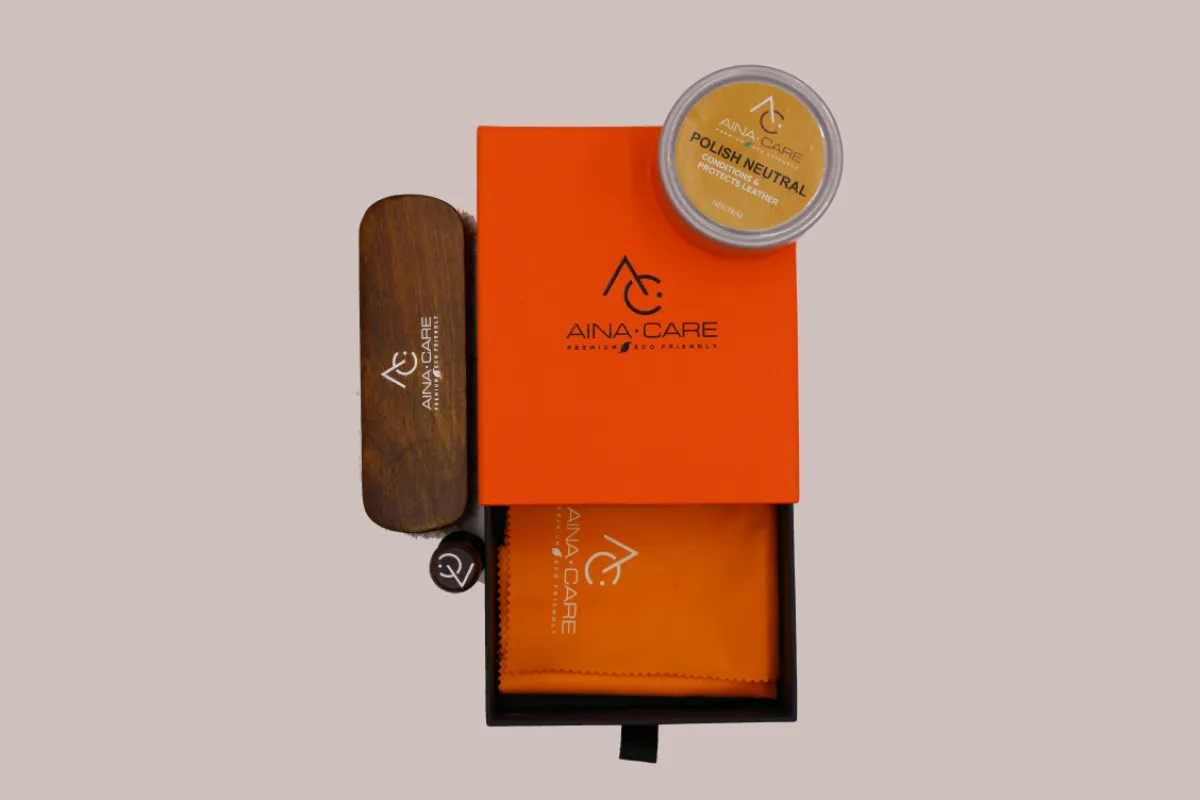 PREMIUM SHOE POLISH KIT CREAM NEUTRAL - Image 2