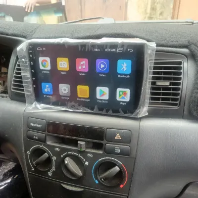 Android car screen for Toyota Corolla 2005-2007 model with reverse camera