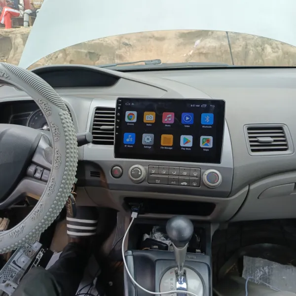 Android car screen for Honda Civic 2006 model with reverse camera re