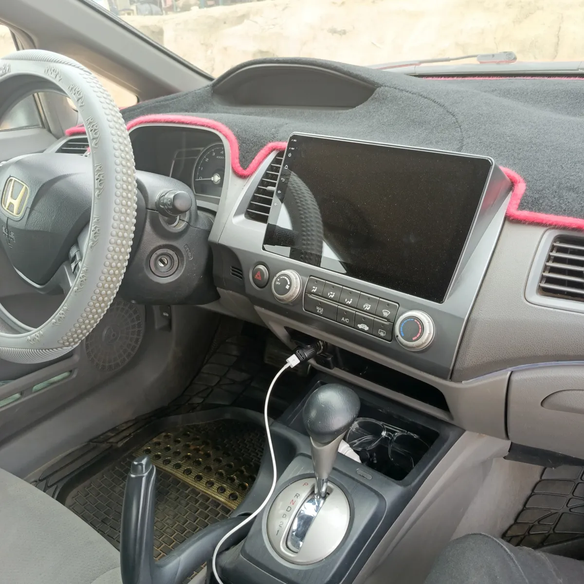 Android car screen for Honda Civic 2006 model with reverse camera re - Image 2