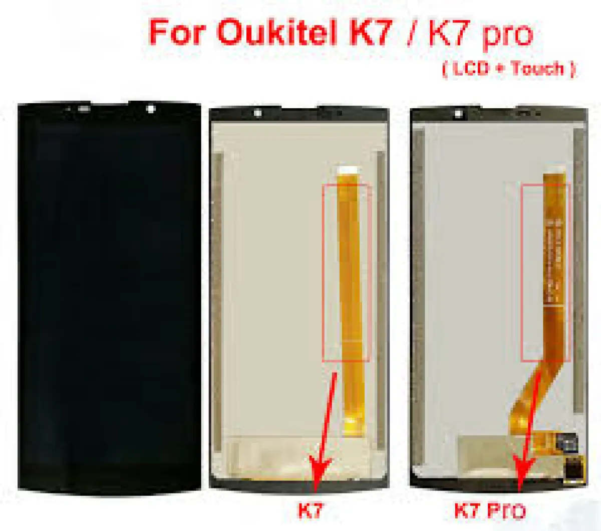 Oukitel K7 LCD and Touchscreen Part - Image 2