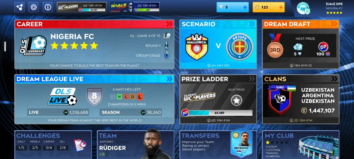 DLS 26 Strong Account Mbappe 96 Haaland 96 De Bruyne 96 Rivaldo 94 - Image 4