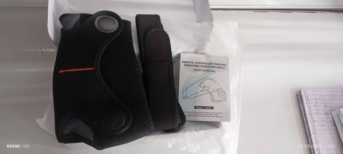 Remote controlled heating vibrating shoulder pad - Image 1