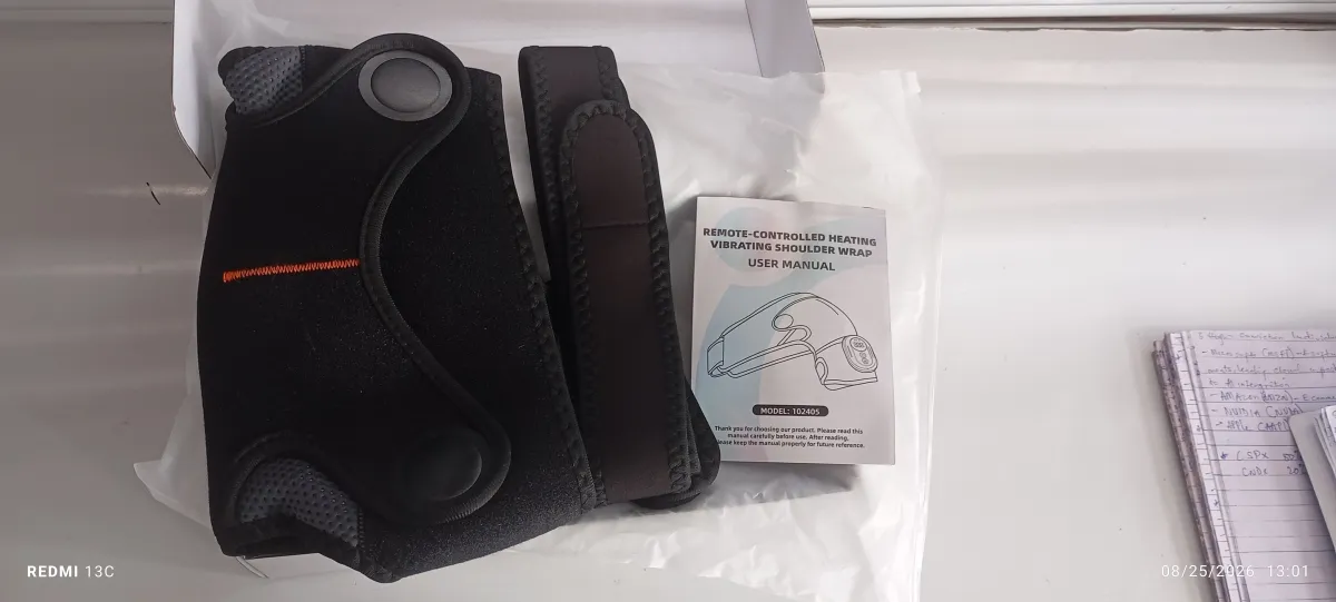 Remote controlled heating vibrating shoulder pad - Image 3