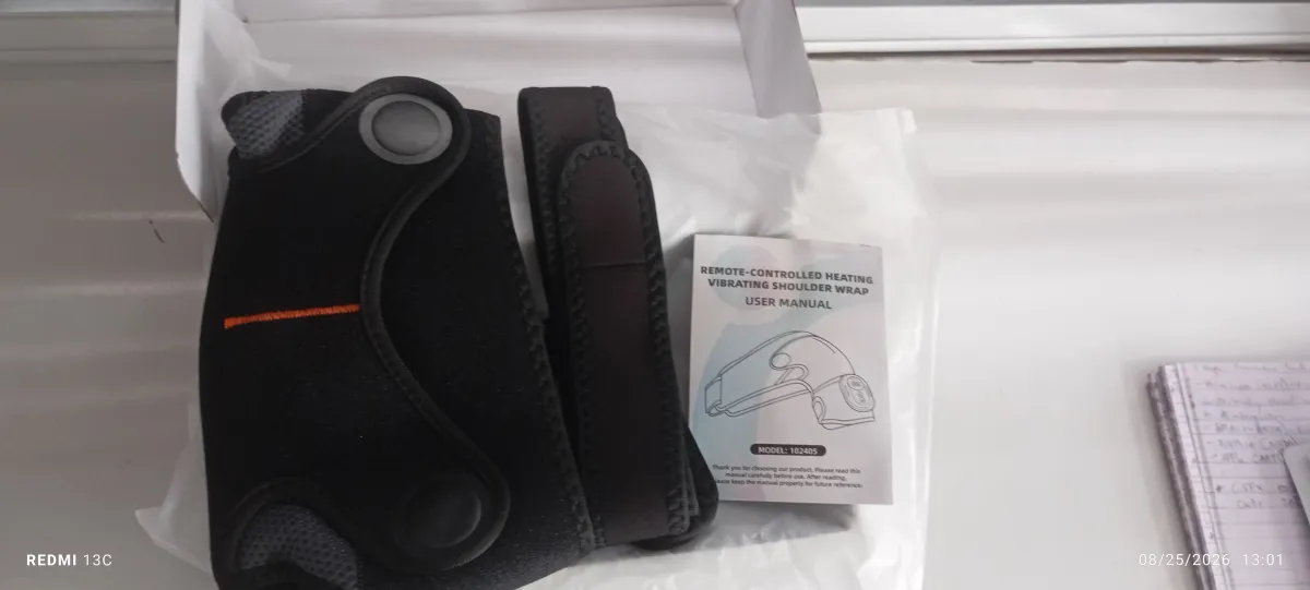 Remote controlled heating vibrating shoulder pad - Image 4