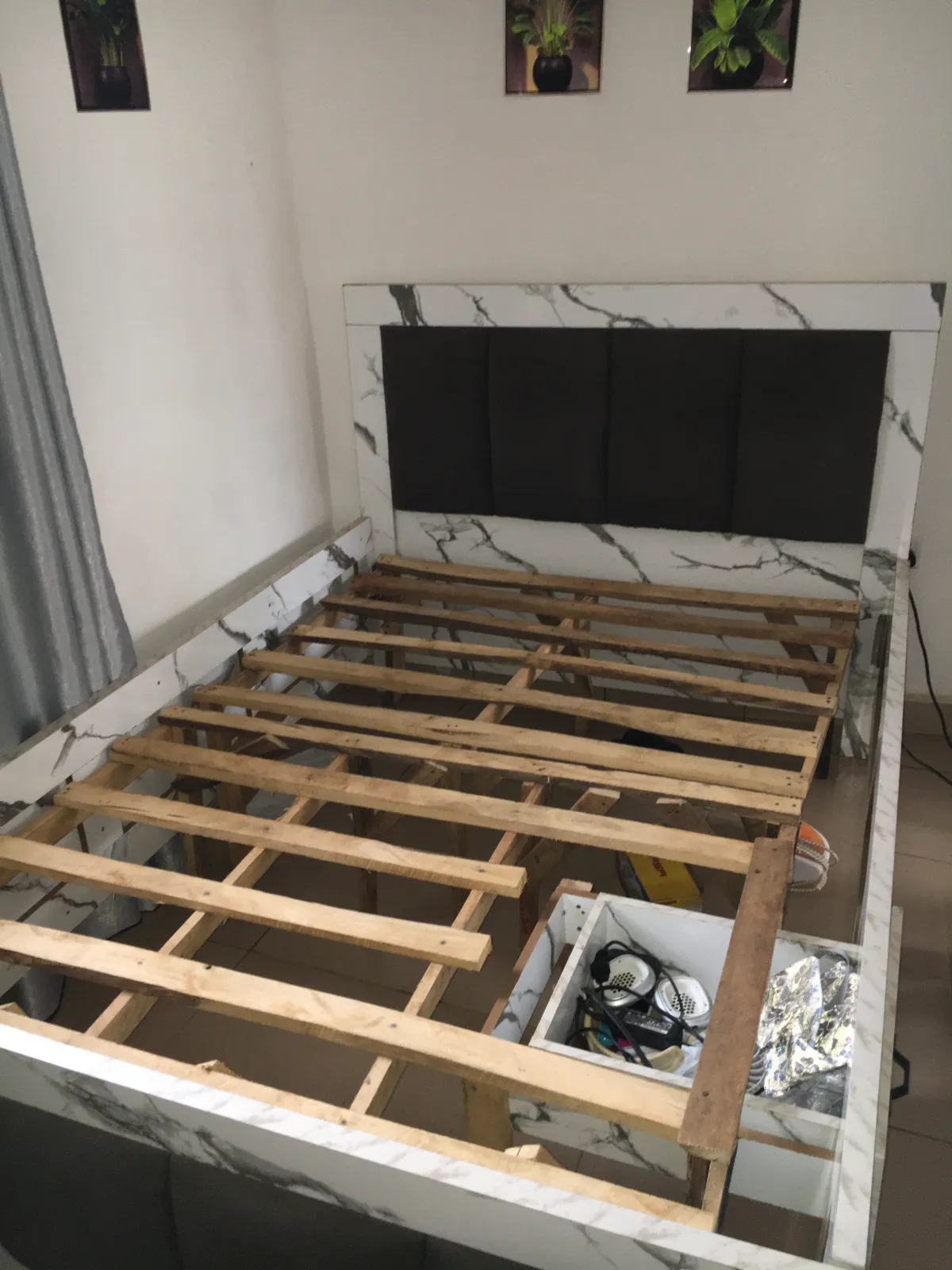 6 by 4 Bed frame with side drawer - Image 3