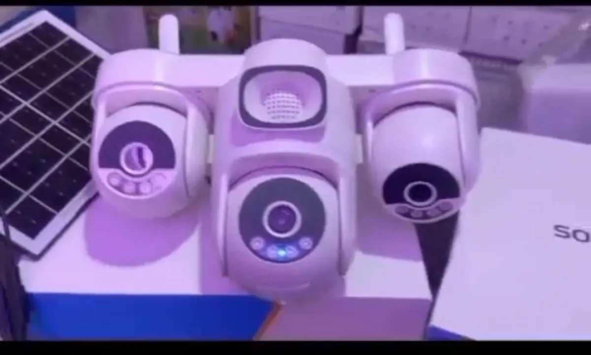 O-KAMP SOLAR TRIPLE LENS 4G CCTV SECURITY CAMERA - Image 2