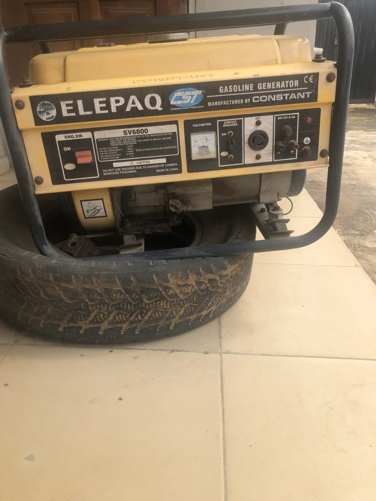 Elepaq 4.5kw , Sv6800 Gasoline Generator - Image 1