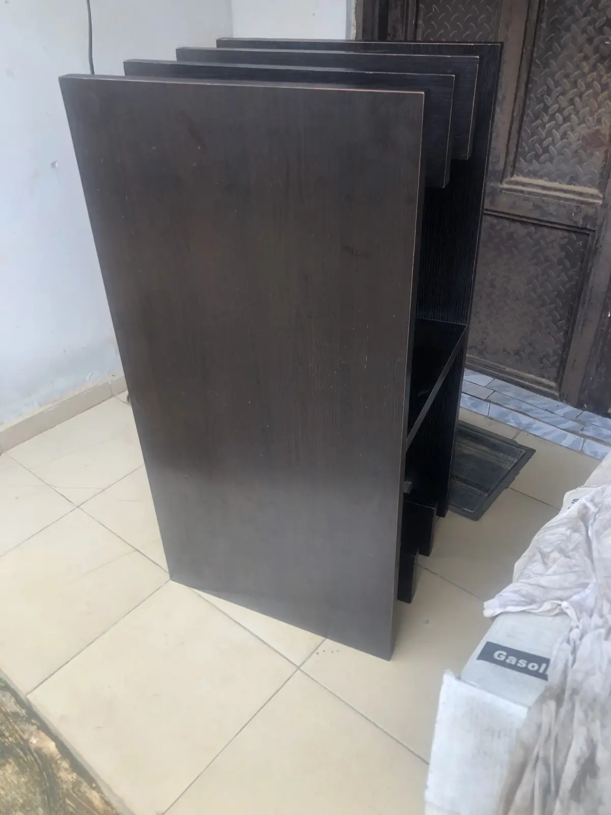 Neat Black Wooden Center Table - Image 7