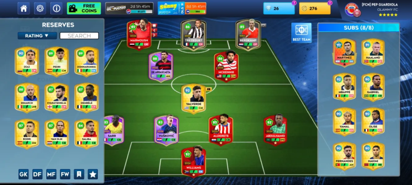Strong Squad 10 Special players