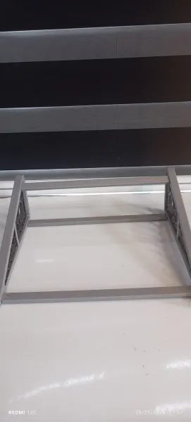 Black plastic laptop stand