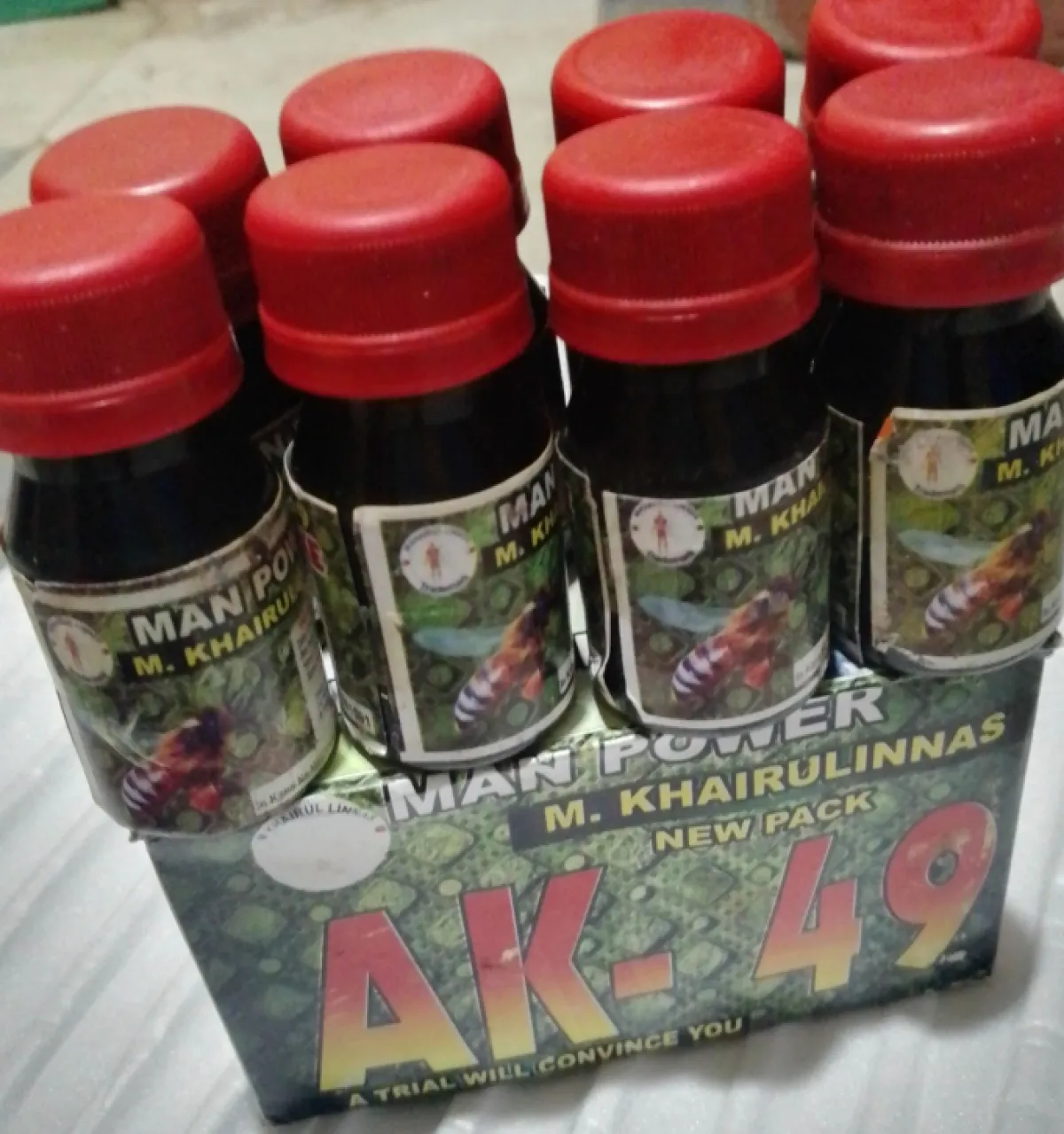 Super Gwaske AK 49 Manpower Honey-8 bottles - Image 5