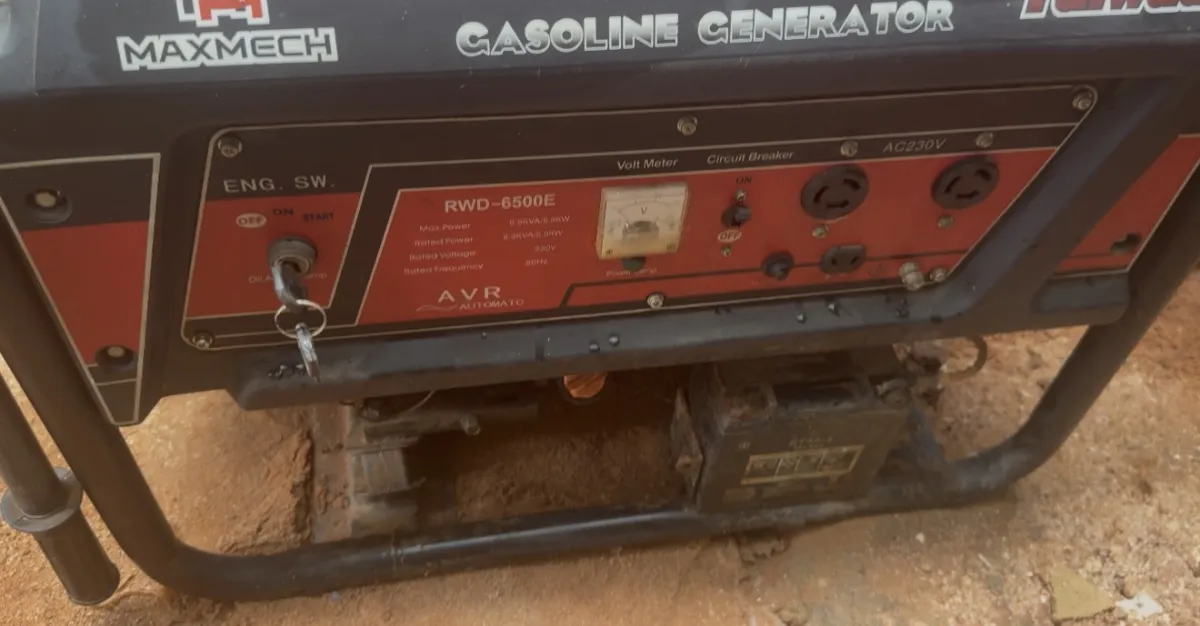 Maxmech industrial 7kva Gasoline Generator - Image 3