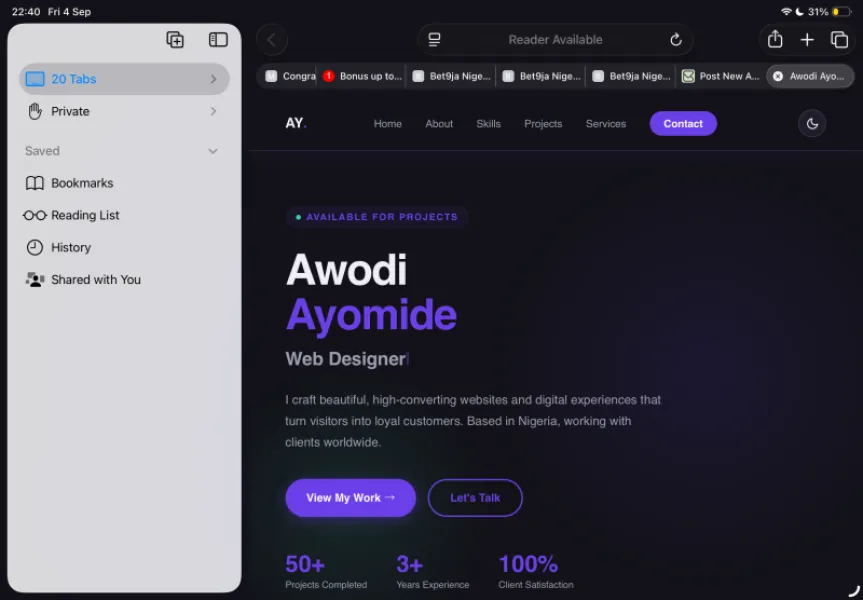 Web development