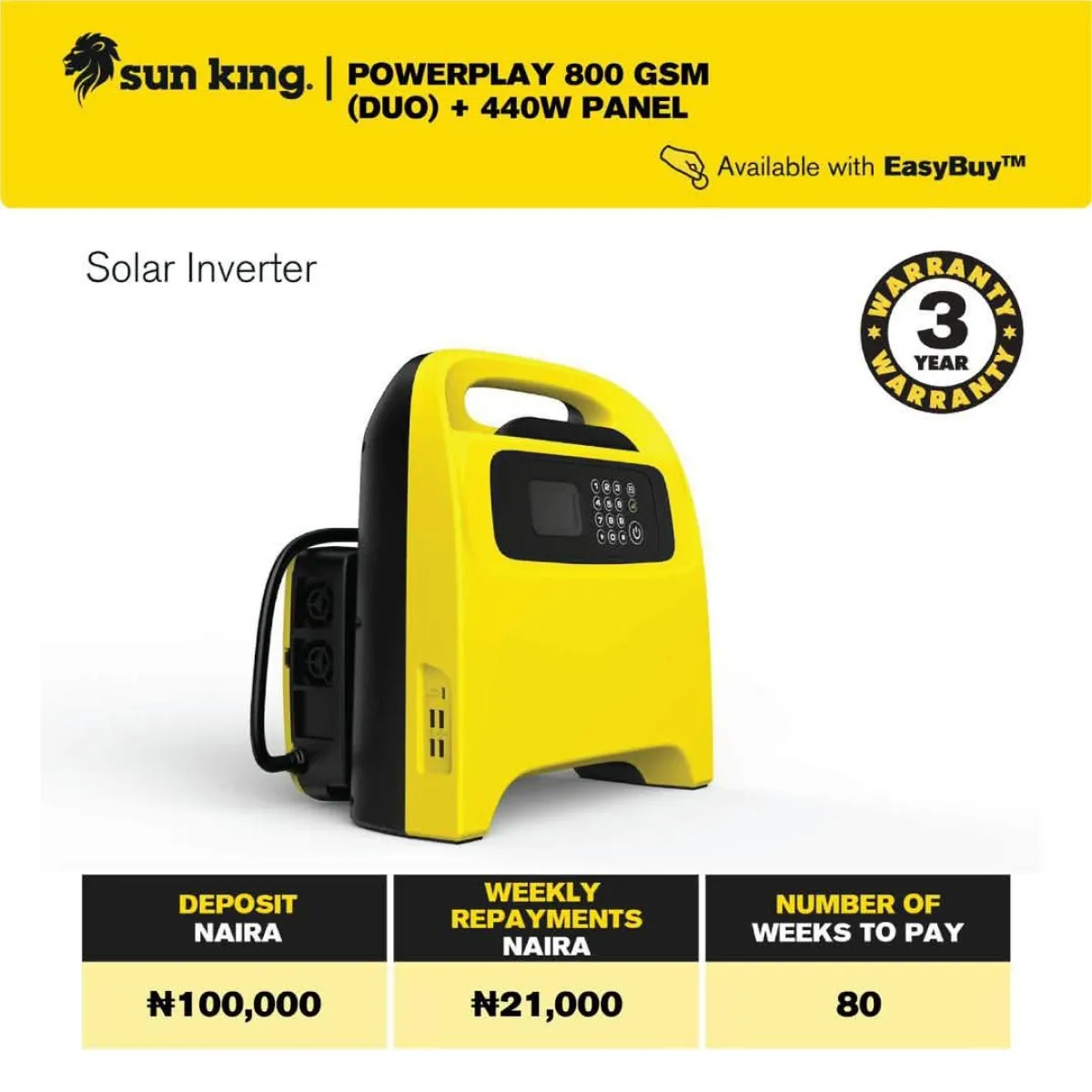Sun King PowerPlay Pro 800Wh - Image 2