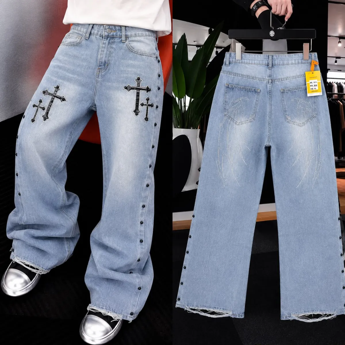 Luxury men jeans trouser - Image 1