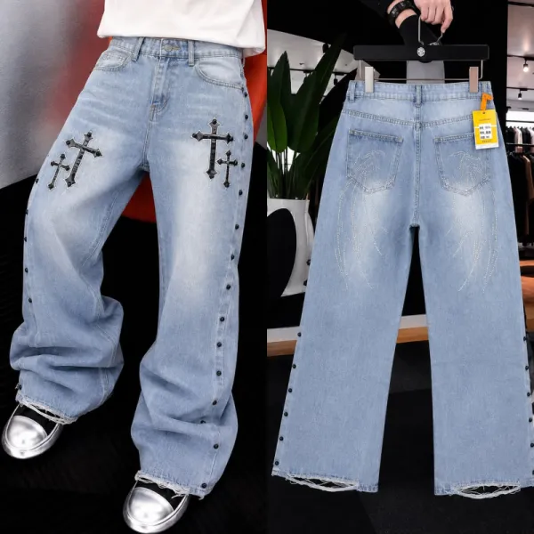 Luxury men jeans trouser