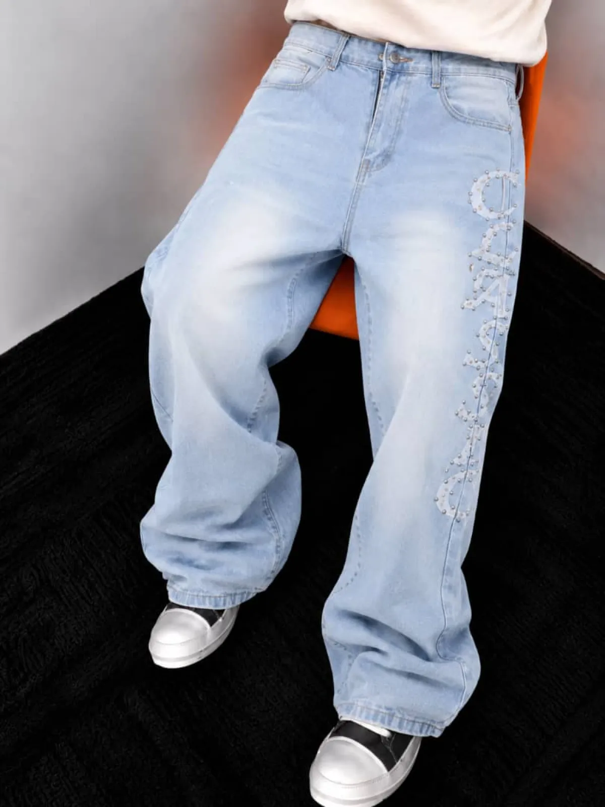 Luxury men jeans trouser - Image 2