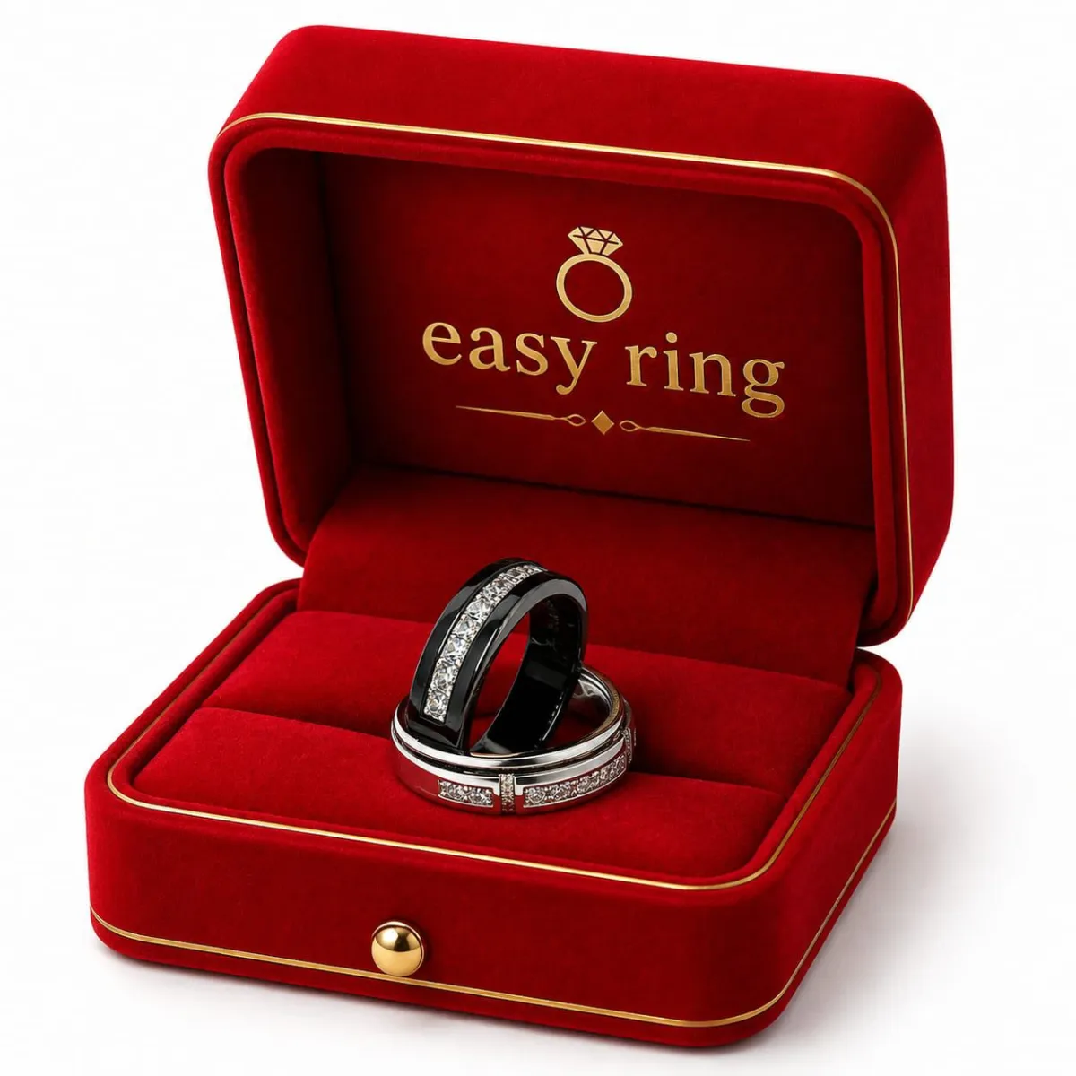 VVS Mossanaite Diamond Ring - Image 4