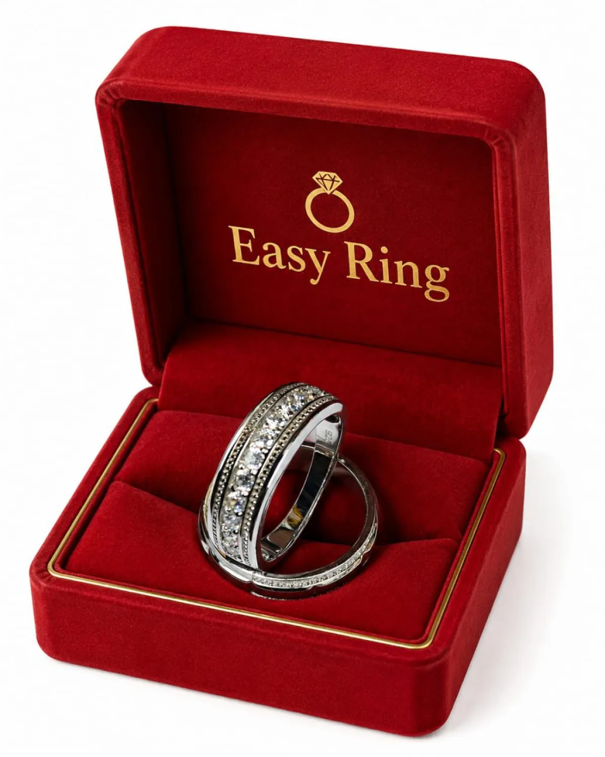 VVS Mossanaite Diamond Ring - Image 5