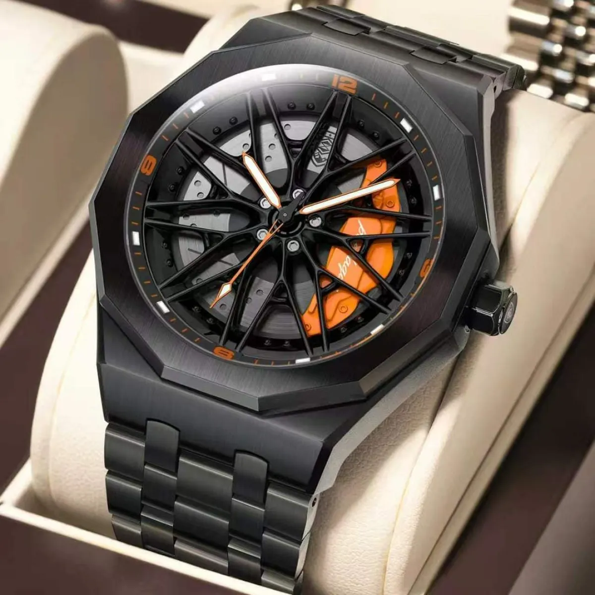 Car Wheel Rim Wrist Watch - Image 5