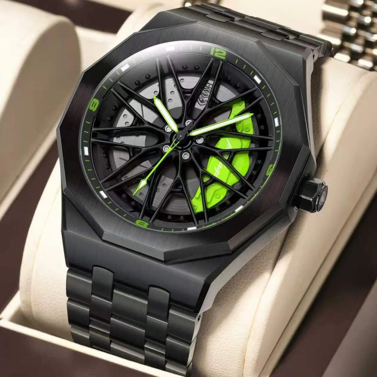 Car Wheel Rim Wrist Watch - Image 6
