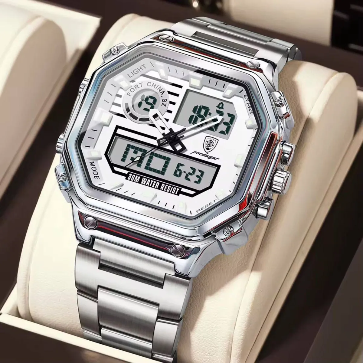 Poedagar Digital-Analog Sport Watch - Image 1