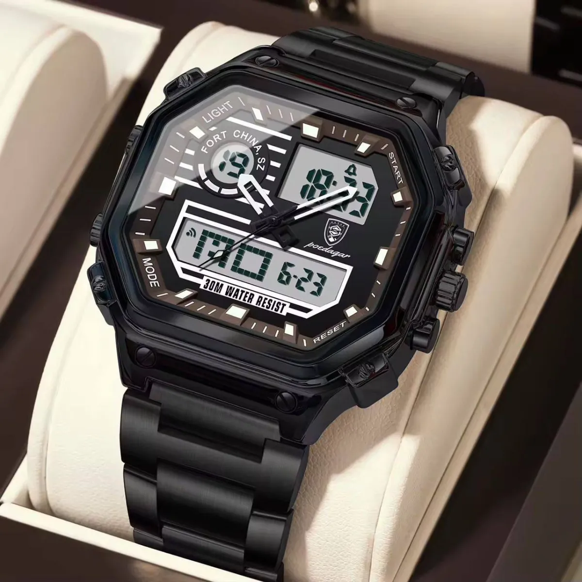 Poedagar Digital-Analog Sport Watch - Image 5