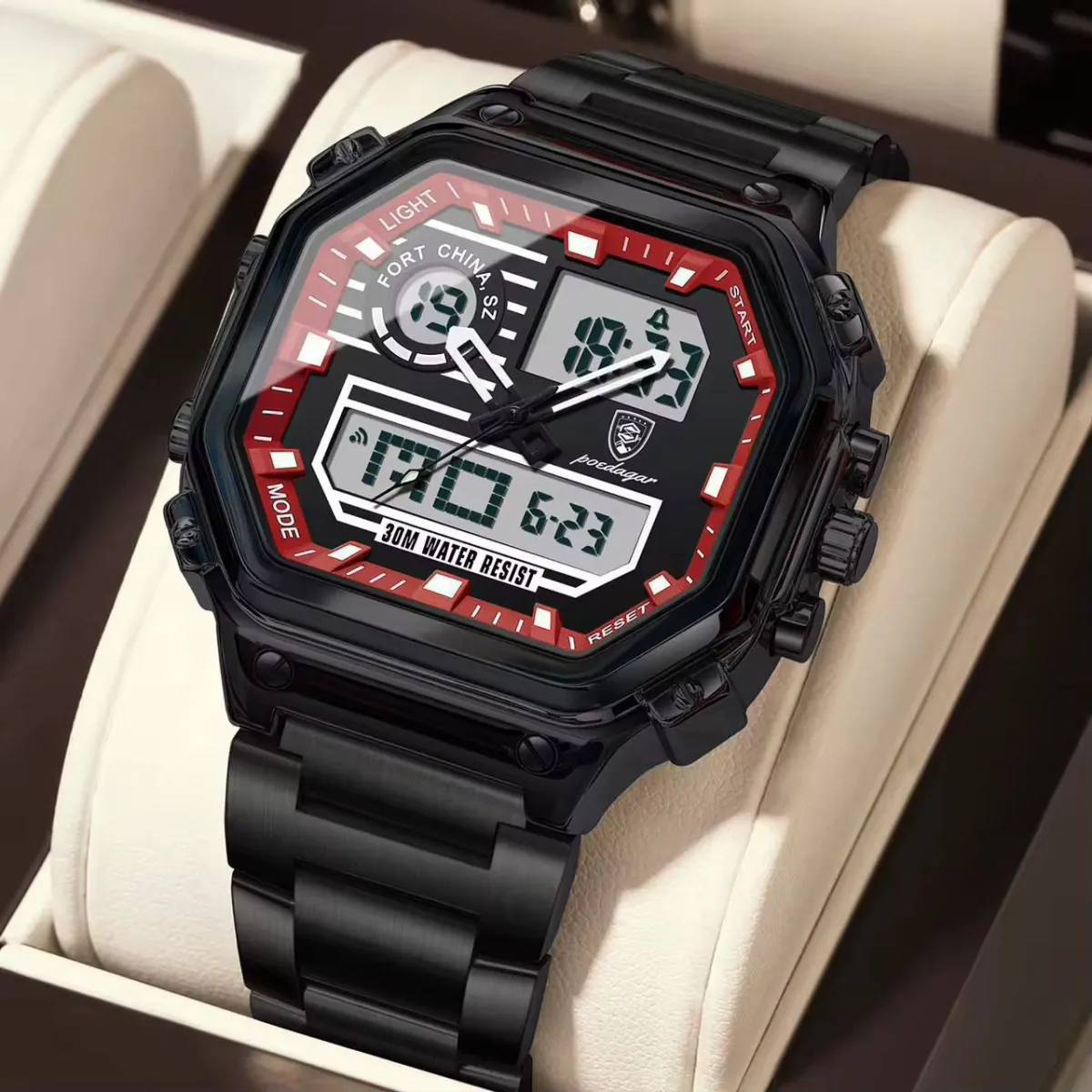 Poedagar Digital-Analog Sport Watch - Image 6